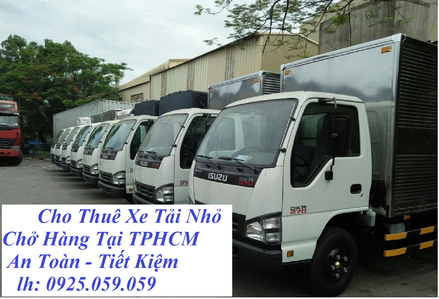 Cho thuê xe tải nhỏ chở hàng TPHCM