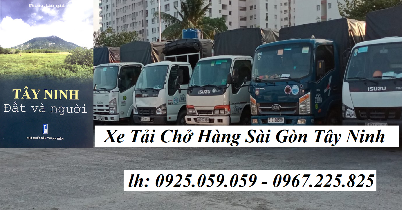 Xe tải chở hàng Tphcm đi Tây Ninh