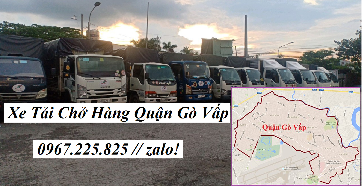 Thuê xe tải chở hàng quận Gò Vấp