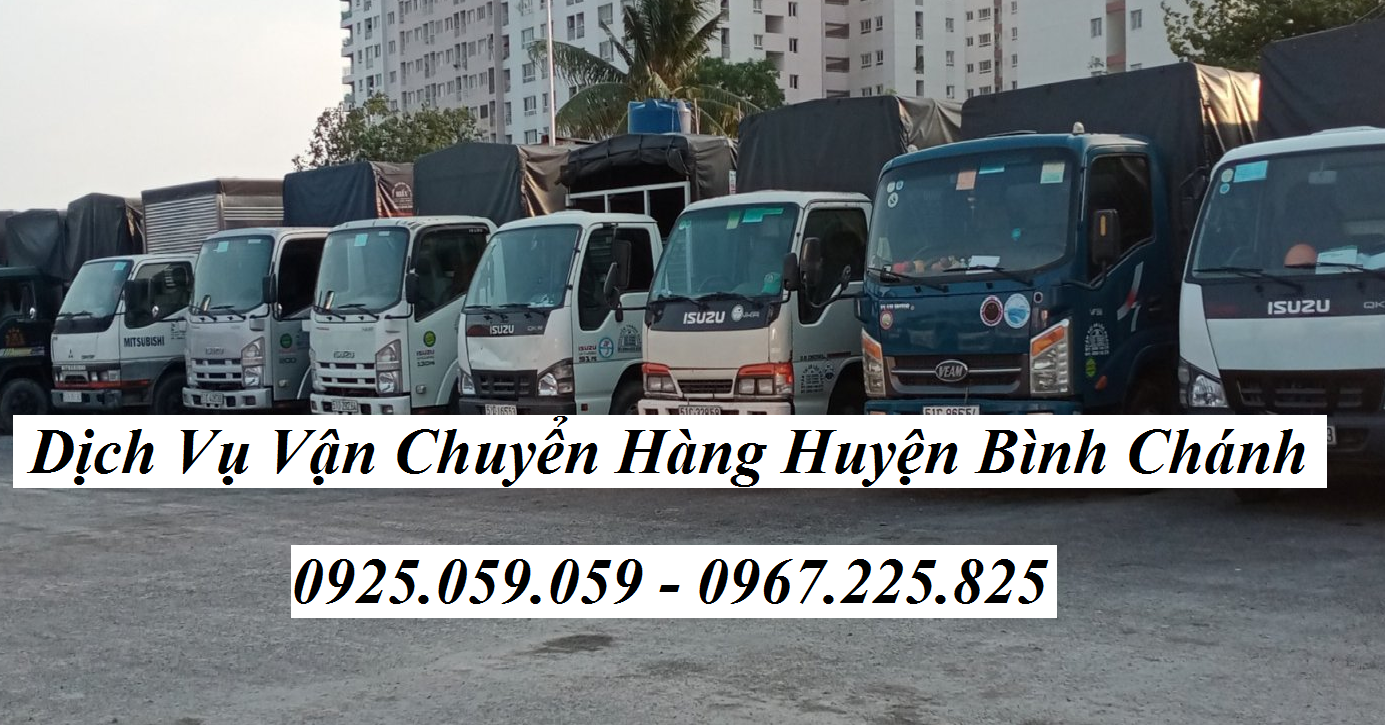 Xe tải chở hàng huyện Bình Chánh