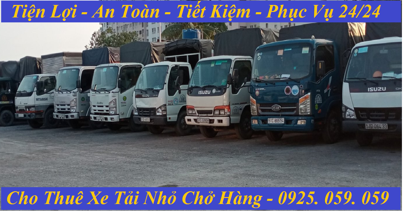 Cho thuê xe tải chở hàng Tphcm