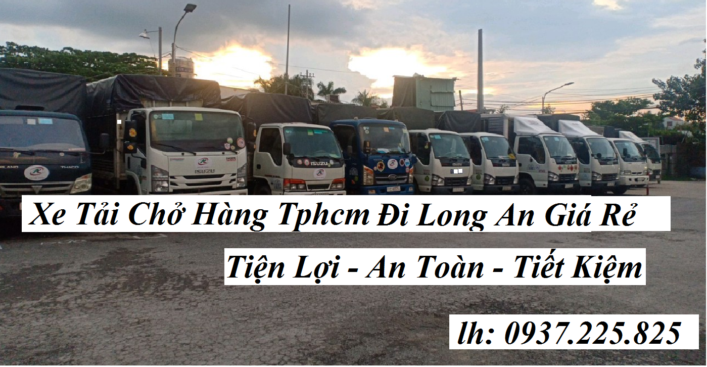 Xe tải chở hàng Sài Gòn đi Long An