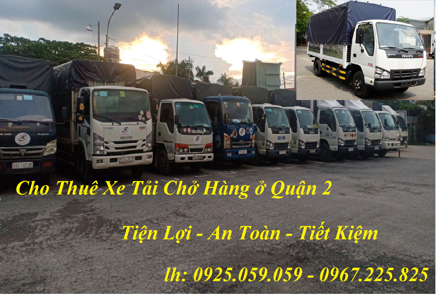 Xe Tải Chở Hàng Quận 2 giá rẻ